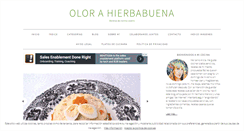 Desktop Screenshot of olorahierbabuena.com